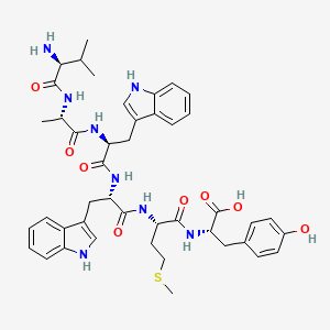 L-Tyrosine, L-valyl-L-alanyl-L-tryptophyl-L-tryptophyl-L-methionyl-