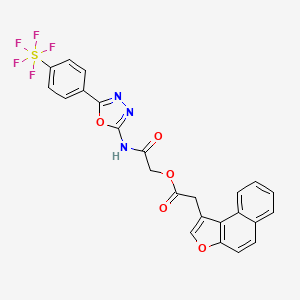 molecular formula C24H16F5N3O5S B12370624 LtaS-IN-2 