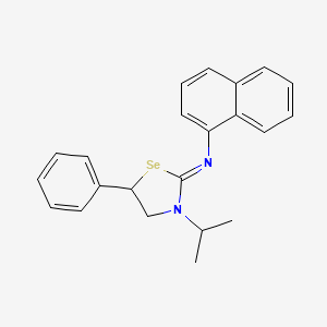 molecular formula C22H22N2Se B12370639 Fikk9.1-IN-1 