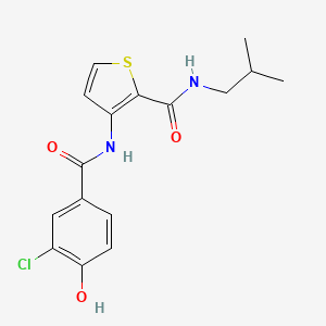 molecular formula C16H17ClN2O3S B12370643 Hsd17B13-IN-11 