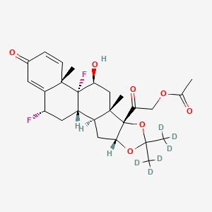 molecular formula C26H32F2O7 B12370699 Fluocinonide-d6 