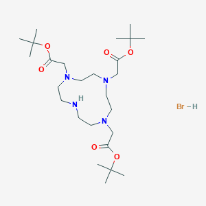 molecular formula C26H51BrN4O6 B123707 Tri-tert-butyl 1,4,7,10-Tetraazacyclododecane-1,4,7-triacetate Hydrobromide CAS No. 149353-23-1