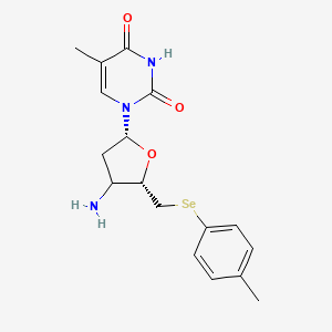 molecular formula C17H21N3O3Se B12370704 SARS-CoV-2-IN-62 