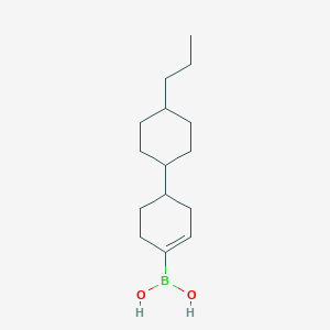 [4-(4-Propylcyclohexyl)cyclohexen-1-yl]boronic acid