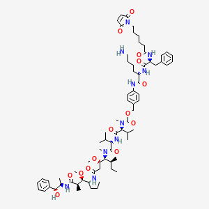 molecular formula C72H106N10O14 B12370709 Mc-Phe-Lys-PAB-MMAE 