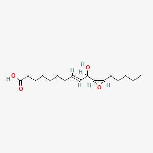 B1237071 11,12-Epoxy-10-hydroxy-8-heptadecenoic acid CAS No. 85563-62-8
