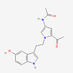 molecular formula C18H19N3O3 B12370713 Bufoserotonin C 