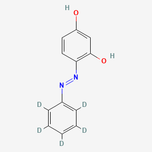 molecular formula C12H10N2O2 B12370718 Sudan Orange G-d5 