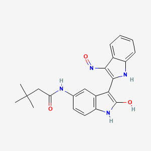 molecular formula C22H22N4O3 B12370733 Antiproliferative agent-39 