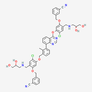 molecular formula C52H48Cl2N6O8 B12370785 PD-1/PD-L1 antagonist 1 