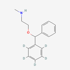 molecular formula C16H19NO B12370790 Nordiphenhydramine-d5 