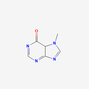 molecular formula C6H6N4O B12370796 7-methyl-5H-purin-6-one 