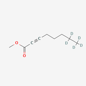 molecular formula C9H14O2 B12370805 Methyl 2-Octynoate-d5 