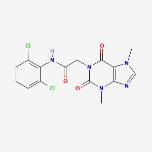 molecular formula C15H13Cl2N5O3 B12370813 T-1-Doca 