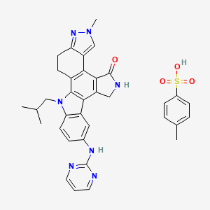 molecular formula C35H35N7O4S B12370821 YK5Dtp8nhu CAS No. 901128-79-8