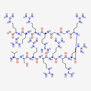 molecular formula C72H142N44O16 B12370829 Protein LMWP 