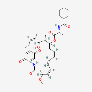 molecular formula C36H48N2O8 B1237084 Antibiotic T 23I CAS No. 80111-47-3
