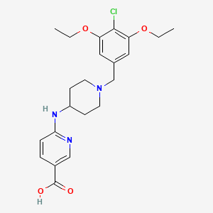 molecular formula C22H28ClN3O4 B12370846 SSTR5 antagonist 6 