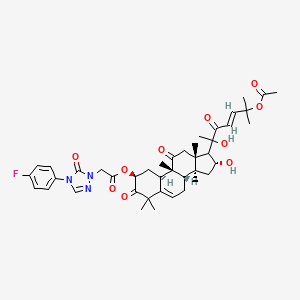 molecular formula C42H52FN3O10 B12370850 Igf2BP1-IN-1 