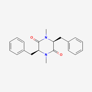 molecular formula C20H22N2O2 B1237088 Cyclobis(N-methylphenylalanine) CAS No. 61125-52-8