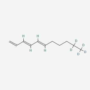 molecular formula C11H18 B12370888 (1,3E,5E)-Undeca-1,3,5-triene-d5 