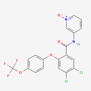 molecular formula C19H11Cl2F3N2O4 B12370942 Nav1.8-IN-8 