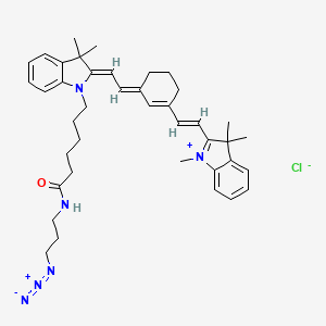 molecular formula C40H51ClN6O B12370960 Cyanine7 azide (chloride) 