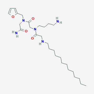 N-(4-aminobutyl)-N-[2-[(2-amino-2-oxoethyl)-(furan-2-ylmethyl)amino]-2-oxoethyl]-2-(tridecylamino)acetamide