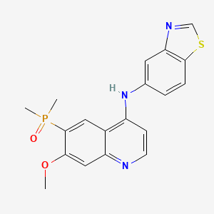 molecular formula C19H18N3O2PS B12371002 Zharp2-1 