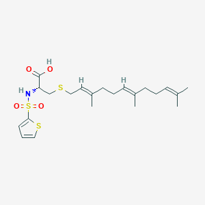 molecular formula C22H33NO4S3 B12371048 Icmt-IN-21 