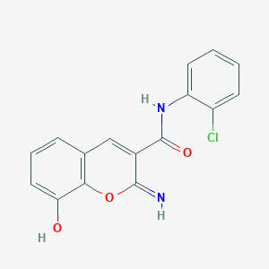 molecular formula C16H11ClN2O3 B12371092 Cbr1-IN-3 