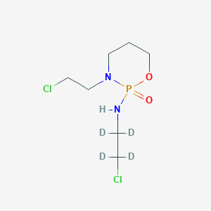 molecular formula C7H15Cl2N2O2P B12371103 3-(2-chloroethyl)-N-(2-chloro-1,1,2,2-tetradeuterioethyl)-2-oxo-1,3,2lambda5-oxazaphosphinan-2-amine 