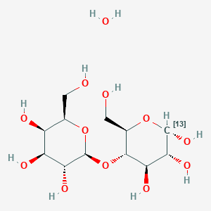 molecular formula C12H24O12 B12371108 [1-13Cglc]Lactose (monohydrate) 