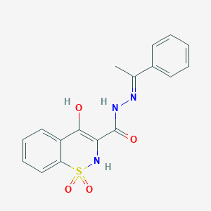 molecular formula C17H15N3O4S B12371118 Antidiabetic agent 5 