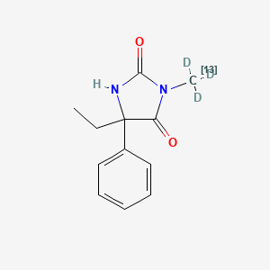 5-ethyl-5-phenyl-3-(trideuterio(113C)methyl)imidazolidine-2,4-dione