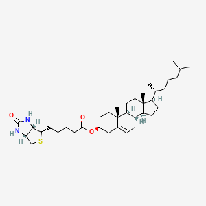 molecular formula C37H60N2O3S B12371155 Biotin-cholesterol 