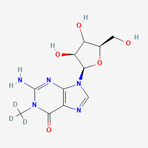 molecular formula C11H15N5O5 B12371165 1-Methylguanosine-d3 