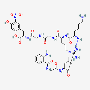 Abz-Gly-Leu-Lys-Arg-Gly-Gly-3-(NO2)Tyr