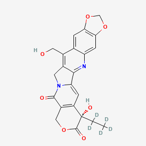 molecular formula C22H18N2O7 B12371200 7-Hydroxymethyl-10,11-MDCPT-d5 