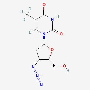 molecular formula C10H13N5O4 B12371210 Zidovudine-d4 