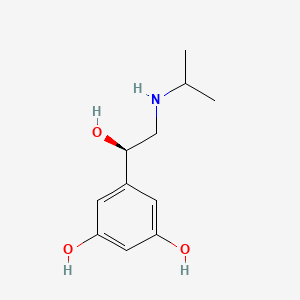 molecular formula C11H17NO3 B1237124 (R)-orciprenaline 