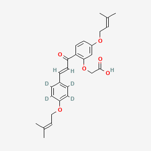 molecular formula C27H30O6 B12371245 Sofalcone-d4 