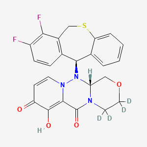 molecular formula C24H19F2N3O4S B12371271 Baloxavir-d4 