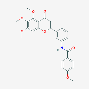 molecular formula C26H25NO7 B12371348 Wnt/|A-catenin-IN-1 