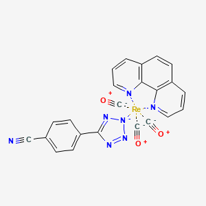 molecular formula C23H12N7O3Re- B12371360 Liptracker-Green 