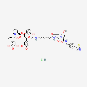 molecular formula C68H91ClN6O14S B12371397 dTAGV-1 (hydrochloride) 