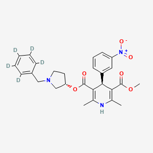 molecular formula C27H29N3O6 B12371404 Barnidipine-d5 