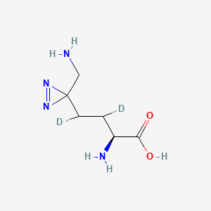 molecular formula C6H12N4O2 B12371421 Photo-lysine-d2-1 