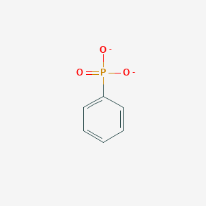 molecular formula C6H5O3P-2 B1237145 Phenylphosphonate 