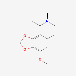 6-Methoxy-1,2-dimethyl-7,8-methylenedioxy-1,2,3,4-tetrahydroisoquinoline